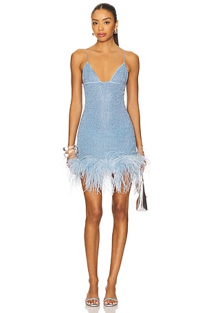 Lumiere Plumage Short Dress Oseree