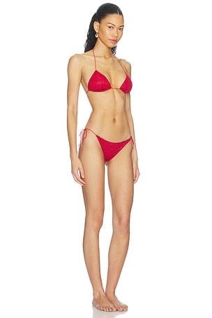Oseree Lumiere Two Piece Bikini Set in Red