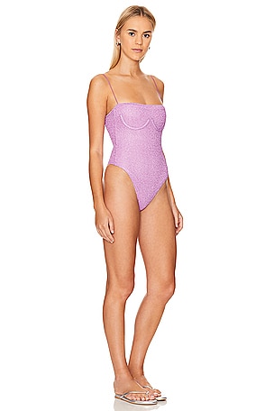 Oseree Lumiere Underwired Maillot in Lavender