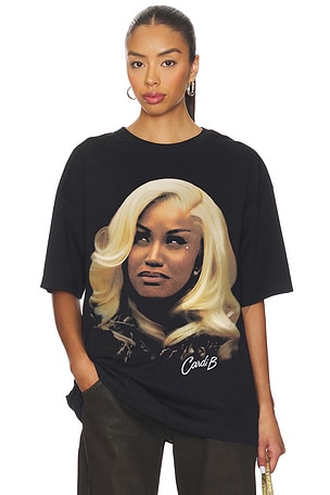 Cardi B Blonde Tee In Black Other Her