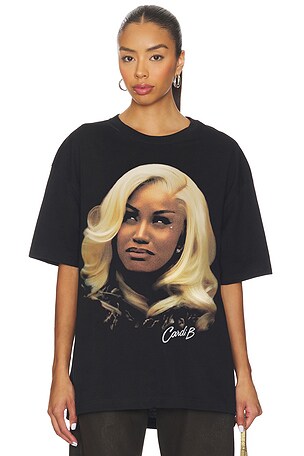 Other Her Cardi B Blonde Tee In Black in Black
