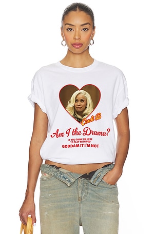 Other Her Cardi B Drama Tee in White