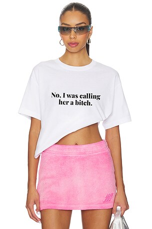 Other Her Cardi B White Tee In White in White