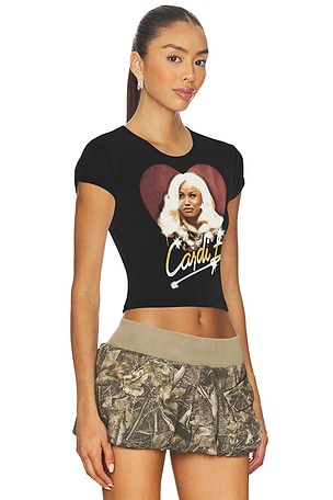 Other Her Cardi B Heart Tee In Black in Black