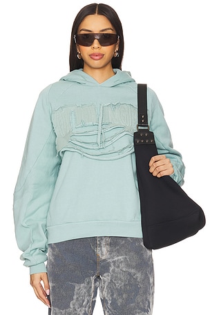 Distressed Multiline Hoodie Ottolinger