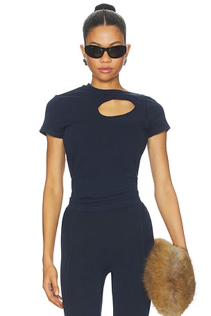 Padded Donut T-shirt in Dark Navy Ottolinger