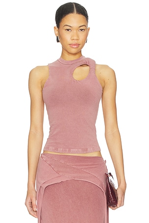 Donut Exo Tank in Mauve Ottolinger