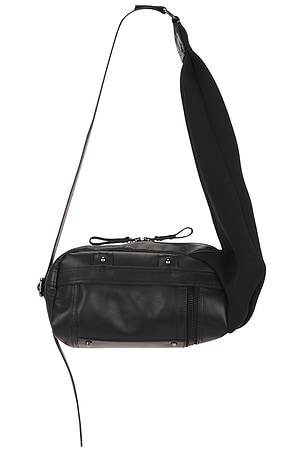 Ottolinger Mini Neoprene Leather Bag in Black