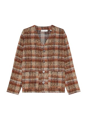 Our Legacy Cardigan in Ament Check | REVOLVE