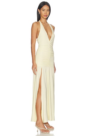 OW Collection x REVOLVE Aven Maxi Dress in Yellow. Size M. Also