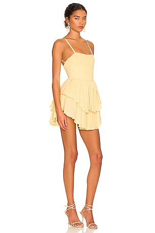 OW Collection Crush Dress in Lemon