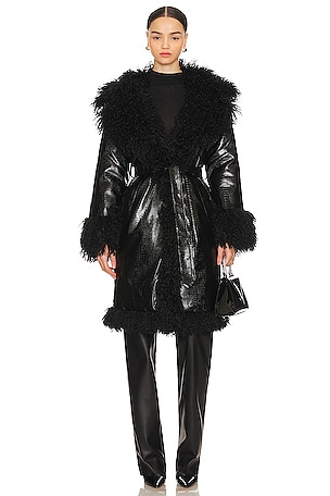 Freya Faux Fur Coat OW Collection