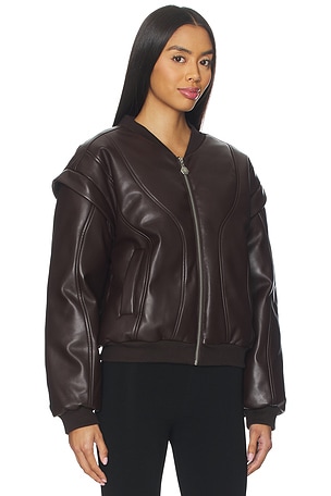 Ow collection chaqueta cuero valenteN/A en color marrón