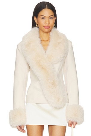 Maeve Faux Fur Jacket OW Collection