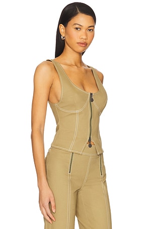 OW Collection Maple Top in Olive