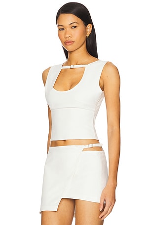 OW Collection Malene Top in White