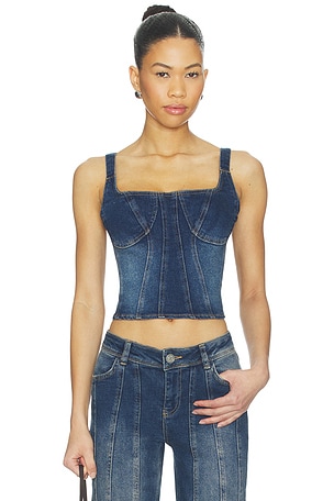 Devin Denim Top OW Collection