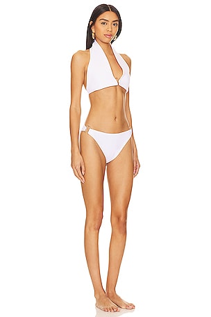 OYE Swimwear Aubrey Bikini Set in White