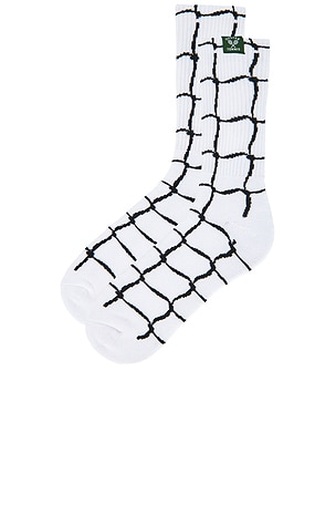 Oyster Net Socks in White