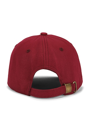 Oyster On Court Members Hat in Burgundy