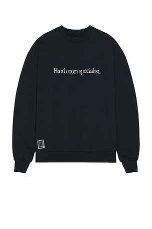 Oyster Hard Court Specialist Crewneck in Navy