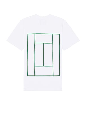 Oyster Tennis Club Members T-Shirt in White