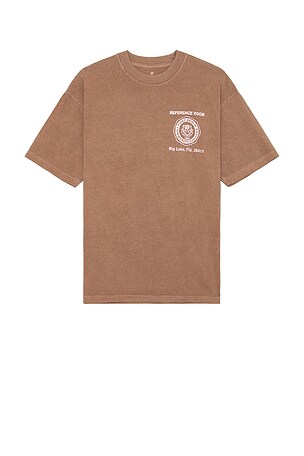 PORT A.C.A Big Lake Tee in Brown. Size XL/1X. Also