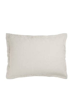 Parachute Linen Sham Set in Beige