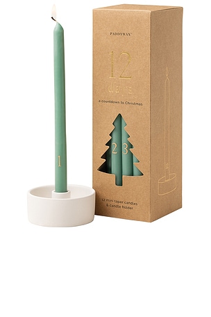 A Countdown To Christmas Taper Candle Set Paddywax