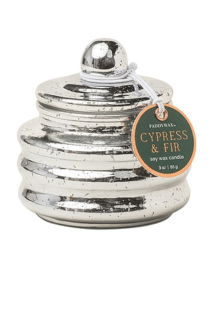 Silver Cypress & Fir Stocking Stuffer 3 Oz Candle Paddywax