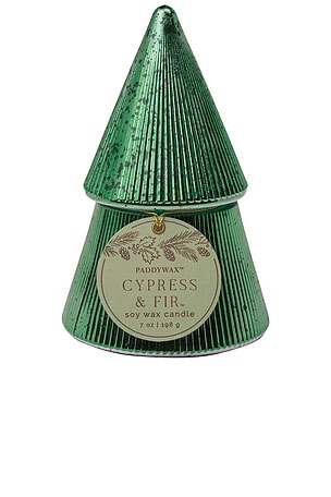 Cypress & Fir 7oz Green Candle Paddywax