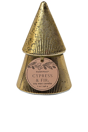 Cypress & Fir 7oz Gold Candle Paddywax