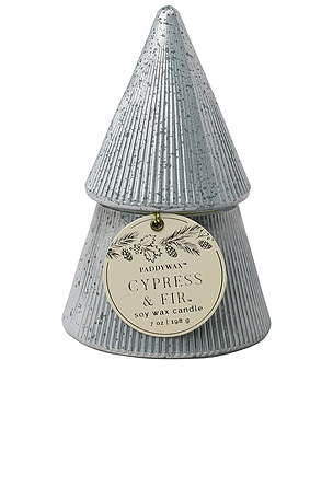 Cypress & Fir 7oz Silver Candle Paddywax