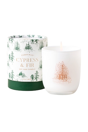Cypress & Fir 4.5oz Silver Short Candle Paddywax