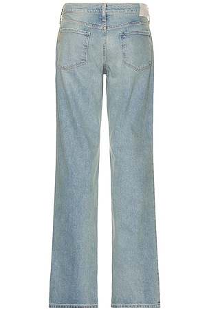 PAIGE Doheny Relaxed Straight Jeans in Blue