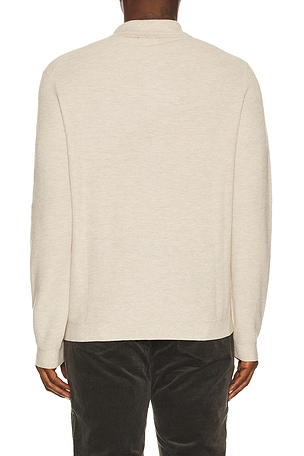 PAIGE Selwyn Sweater Polo in Ivory. Size XXL/2X. Also