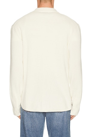 PAIGE Mason Sweater Shirt in Ivory