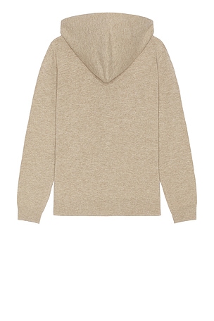 PAIGE Swanson Full Zip Sweater in Beige