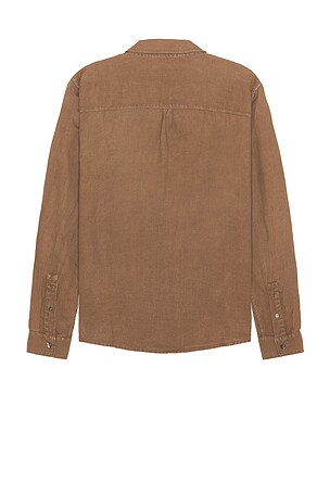 PAIGE Peters Shirt in Brown. Size S. Also