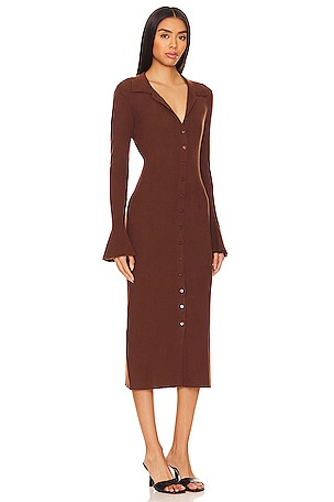 PAIGE Sundara Dress in Brown