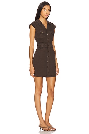 PAIGE Jaxsyn Dress in Chocolate