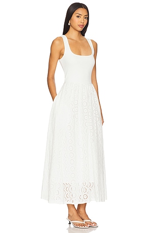 PAIGE Morel Dress in White