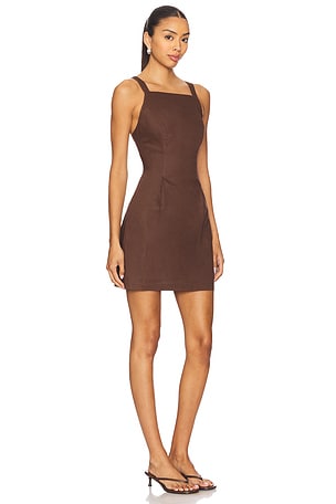PAIGE Moxie Dress in Chocolate