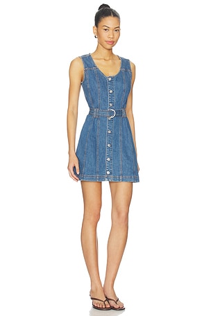 PAIGE Maxine Mini Dress in Blue