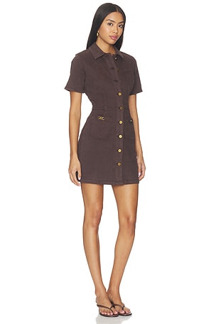 PAIGE Clementine Dress in Chocolate