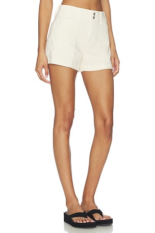 PAIGE Olivia Short in Cream