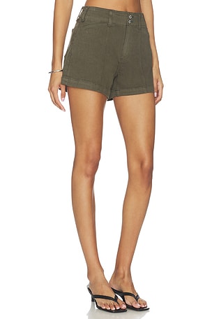 PAIGE Olivia Short in Green