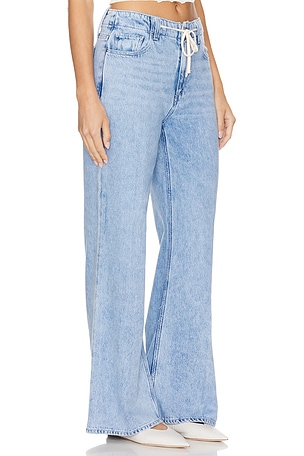 PAIGE Zoey Wide Leg Jeans in Denim-Light