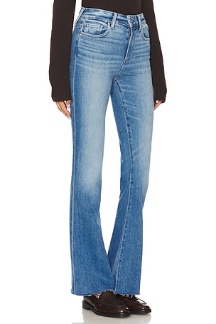 PAIGE High Rise Laurel Canyon in Blue