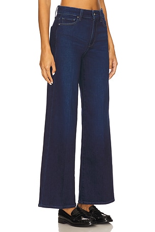 PAIGE Anessa Wide Leg Jeans in Blue. Size 34. Also